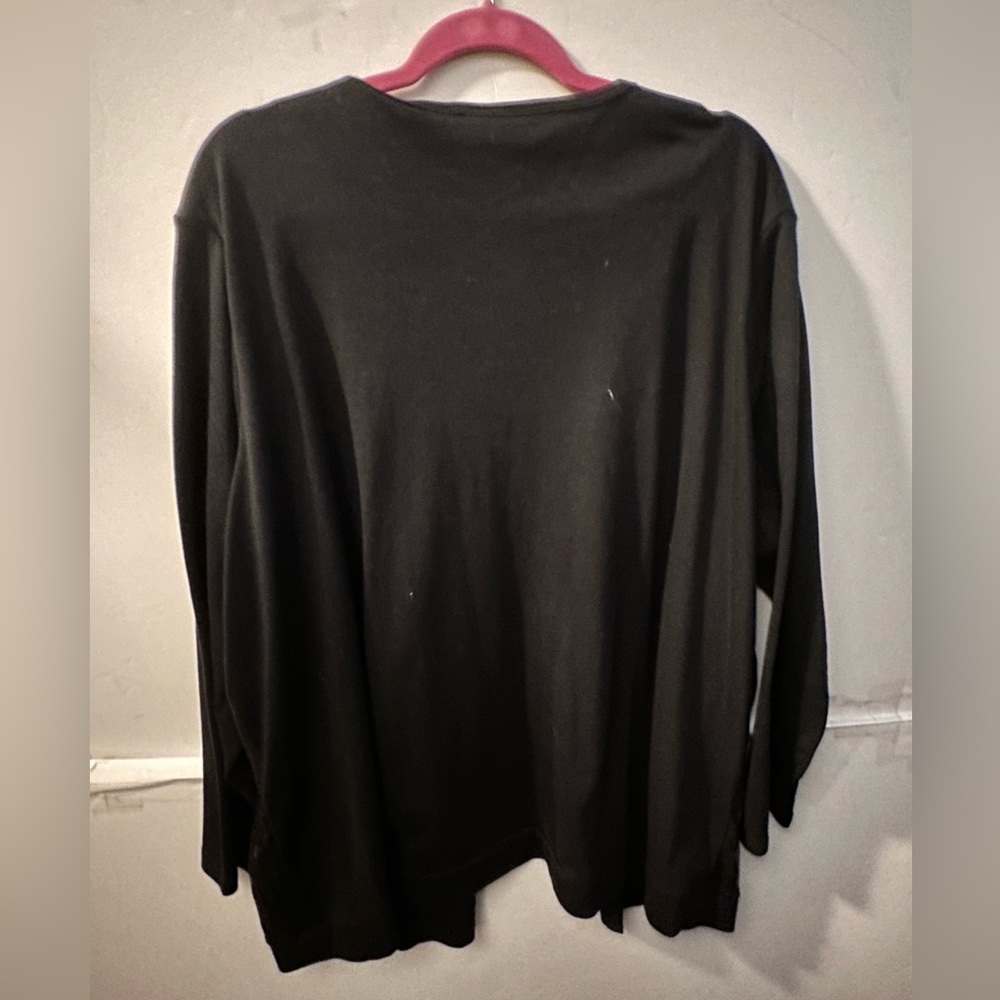 Quacker Factory Black Sequins Bling Sparkle Cardi… - image 3